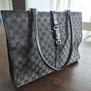 Gucci Jackie GG Canvas Tote Bag